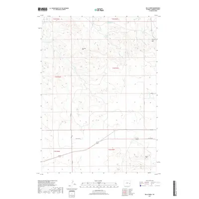 2017 Map of Bills Creek, 2017 Print