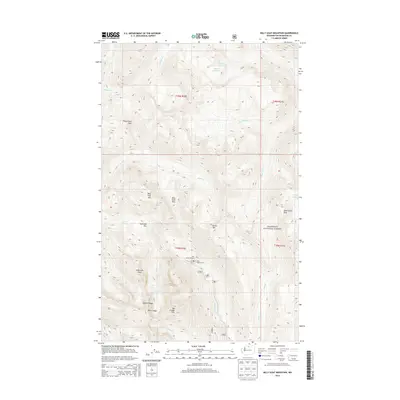 2014 Map of Billy Goat Mountain, 2014 Print