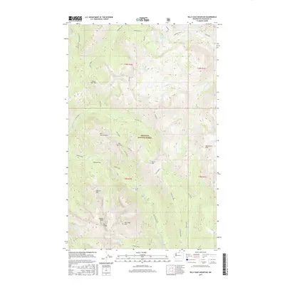 2017 Map of Billy Goat Mountain, 2017 Print