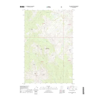 2020 Map of Billy Goat Mountain, 2020 Print