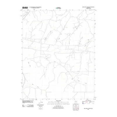 2010 Map of Billy Rice Canyon, 2010 Print