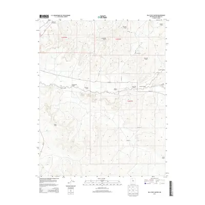 2013 Map of Billy Rice Canyon, 2013 Print