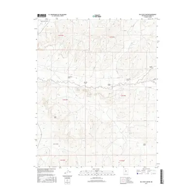 2017 Map of Billy Rice Canyon, 2017 Print