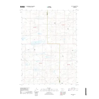 2017 Map of Billys Lake, 2017 Print