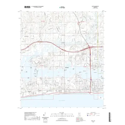 2020 Map of Biloxi, 2020 Print