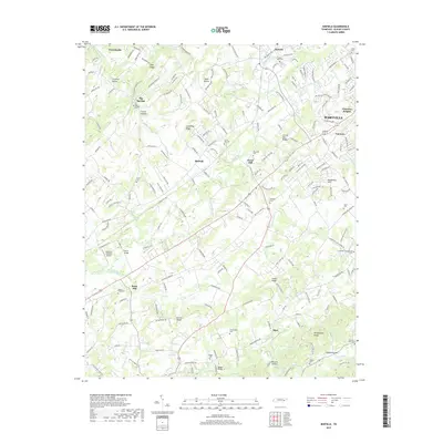 2019 Map of Binfield, 2019 Print