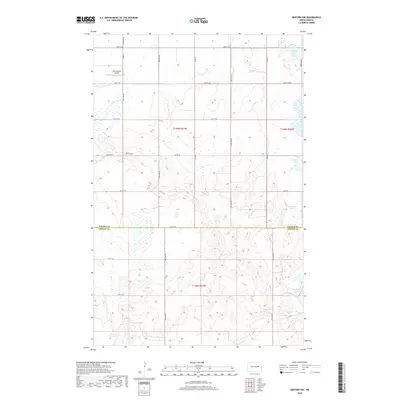2018 Map of Binford NW, 2018 Print