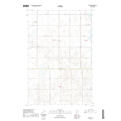 2020 Map of Binford NW, 2020 Print