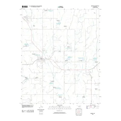 2010 Map of Binger, 2010 Print