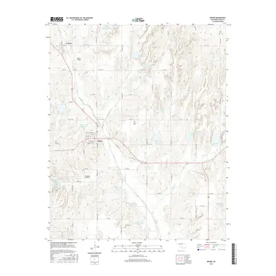 2016 Map of Binger, 2016 Print