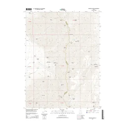 2014 Map of Bingham Canyon, 2014 Print