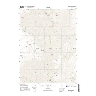 2017 Map of Bingham Canyon, 2017 Print