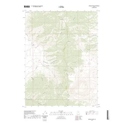2023 Map of Bingham Canyon, 2023 Print