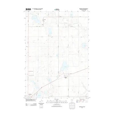 2013 Map of Bingham Lake, 2013 Print