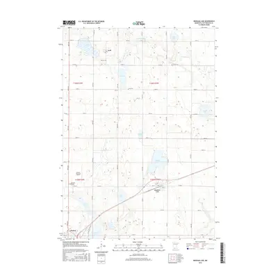 2016 Map of Bingham Lake, 2016 Print