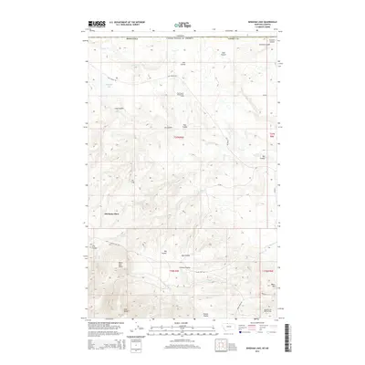 2014 Map of Bingham Lake, 2014 Print
