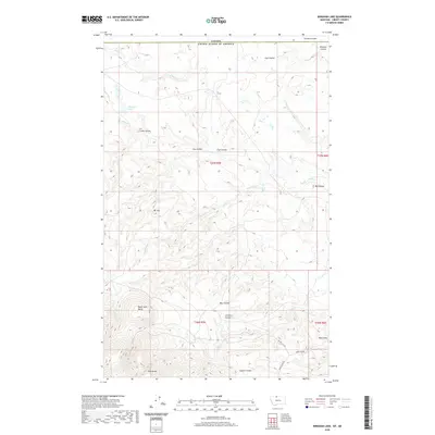 2020 Map of Bingham Lake, 2020 Print