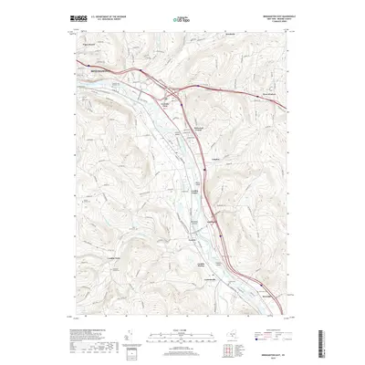 2019 Map of Binghamton East, 2019 Print