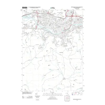 2013 Map of Binghamton West, 2013 Print