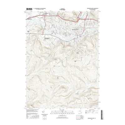 2016 Map of Binghamton West, 2016 Print