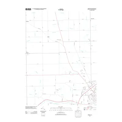 2013 Map of Bippus, 2013 Print