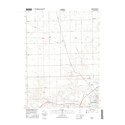 2016 Map of Bippus, 2016 Print