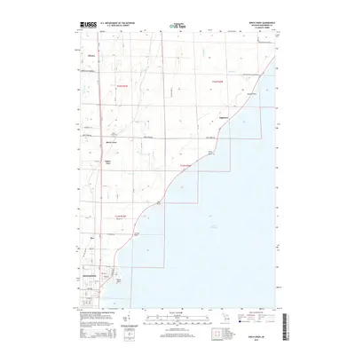 2014 Map of Birch Creek, 2014 Print