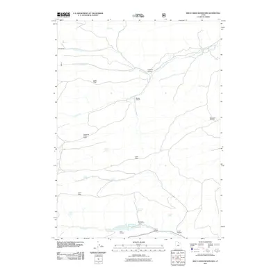 2011 Map of Birch Creek Reservoirs, 2011 Print
