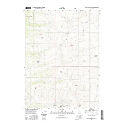 2017 Map of Birch Creek Reservoirs, 2017 Print