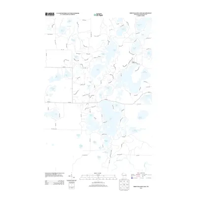 2013 Map of Birch Island Lake, 2013 Print