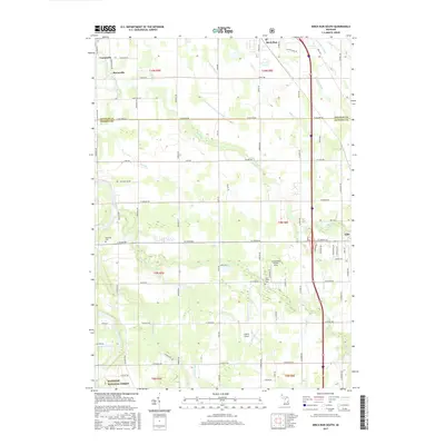 2017 Map of Birch Run South, 2017 Print