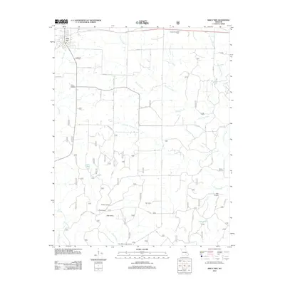 2012 Map of Birch Tree, 2012 Print