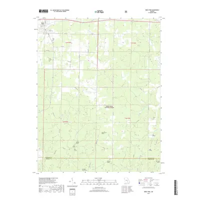2017 Map of Birch Tree, 2017 Print