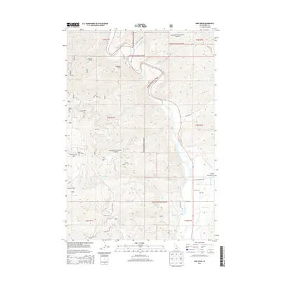 2013 Map of Bird Creek, 2013 Print