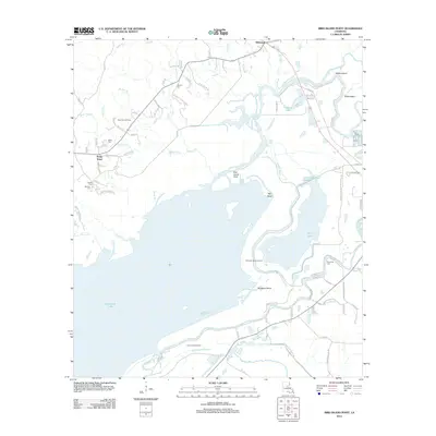 2012 Map of Bird Island Point, 2012 Print