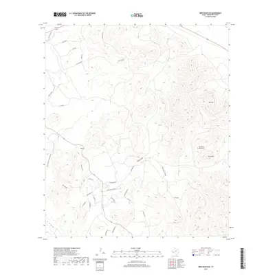 2019 Map of Bird Mountain, 2019 Print
