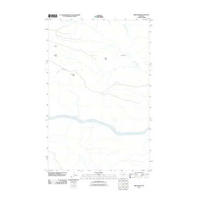 2011 Map of Bird Rapids, 2011 Print