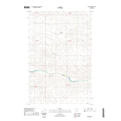 2020 Map of Bird Rapids, 2020 Print