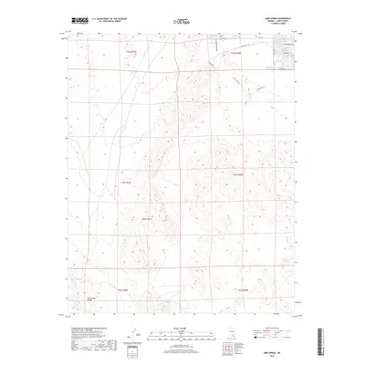 2018 Map of Bird Spring, 2018 Print