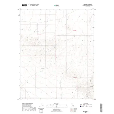2018 Map of Bird Spring, 2018 Print