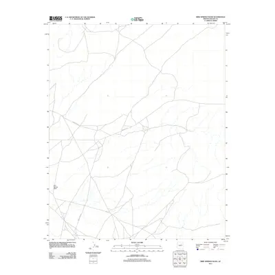 2011 Map of Bird Springs Wash, 2011 Print
