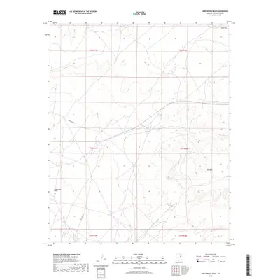 2018 Map of Bird Springs Wash, 2018 Print