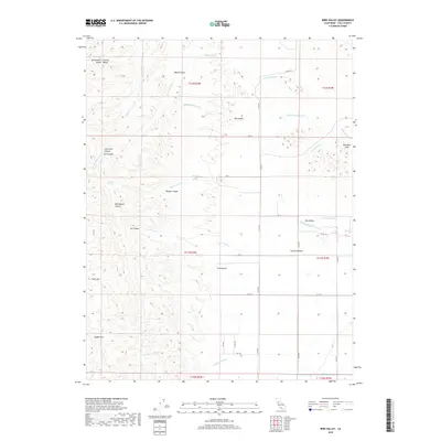 2018 Map of Bird Valley, 2018 Print