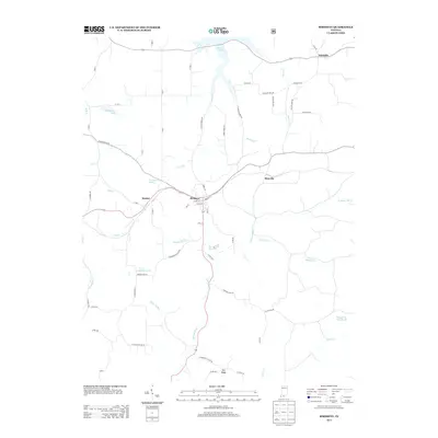 2013 Map of Birdseye, 2013 Print