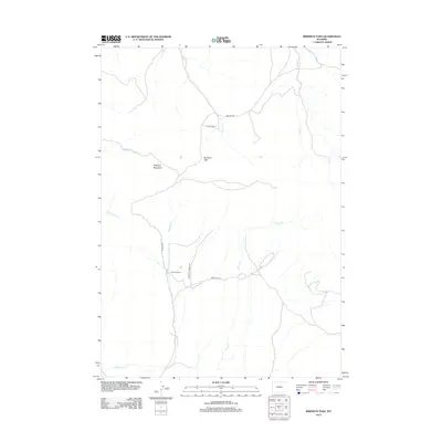2012 Map of Birdseye Pass, 2012 Print