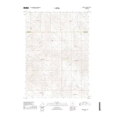 2017 Map of Birdseye Pass, 2017 Print