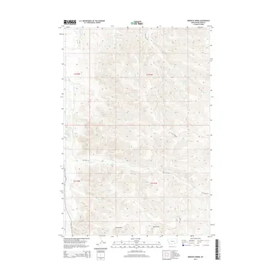 2014 Map of Birdseye Spring, 2014 Print