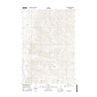 2017 Map of Birdseye Spring, 2017 Print