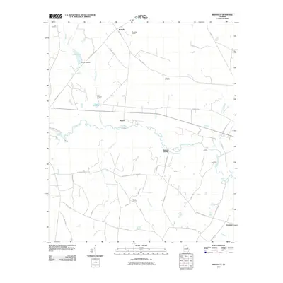2011 Map of Birdsville, 2011 Print