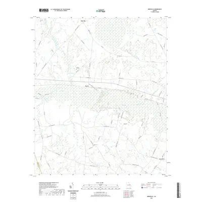 2020 Map of Birdsville, 2020 Print
